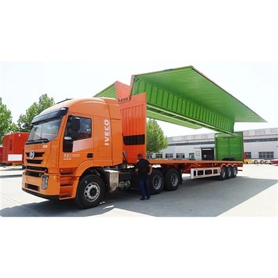 مقطورة شاحنة بضائع Wing Van Box