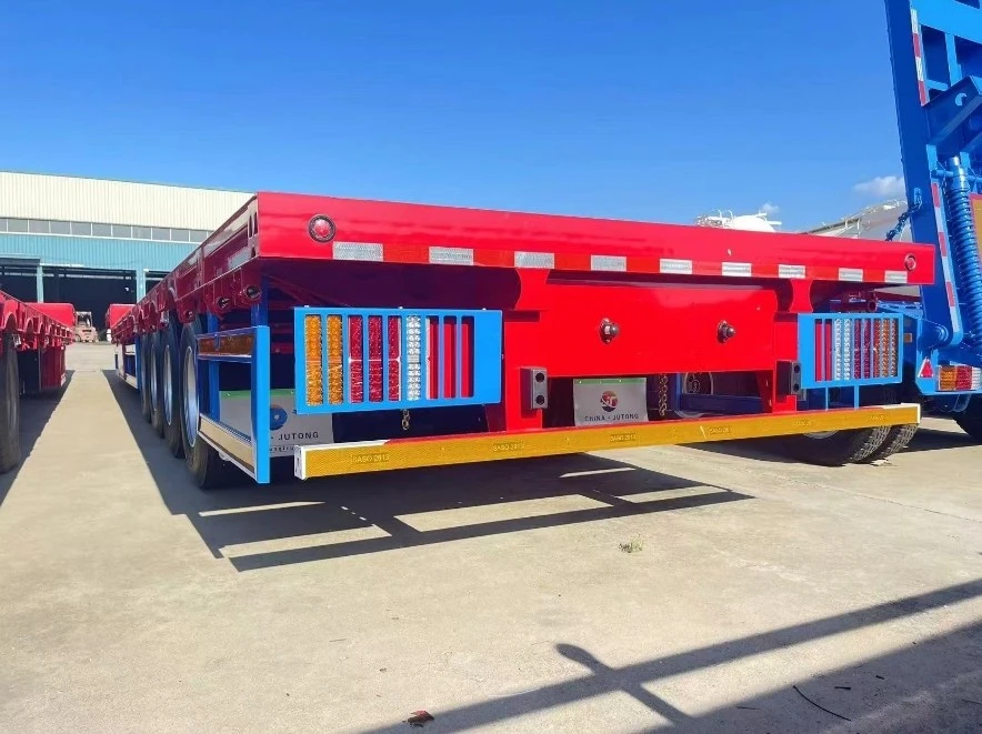 High Gooseneck Flatbed Trailer