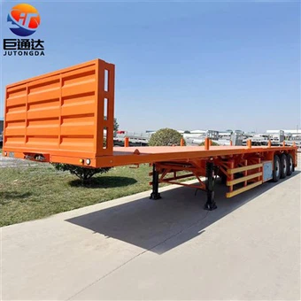 حاوية وسائبة نقل الشحن نصف مقطورة