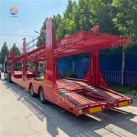 نصف مقطورة حاملة سيارات ذات طابقين-