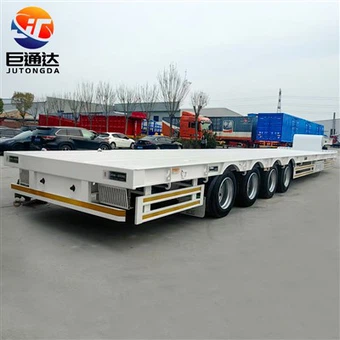 أربع محاور غوزينة منخفضة نصف مقطورة